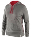 Cheer on the Ohio State Buckeyes in this fashionable jersey hoodie by Nike.