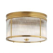 With its timeless, radiant design, this Ralph Lauren flush mount lamp is an ideal way to lend luxurious light to smaller spaces. With its timeless, radiant design, this Ralph Lauren flush mount lamp is an ideal way to lend luxurious light to smaller spaces.