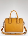 Put a structured spin on your leather line up with Oryany's top handle satchel. A roomy day-to-day option with color-pop appeal, this bag loves a classic coat and knee high boots.