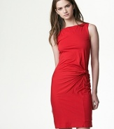 A knot at the hip creates flattering drape on this Velvet by Graham & Spencer dress--sure to be your easy-chic go-to.