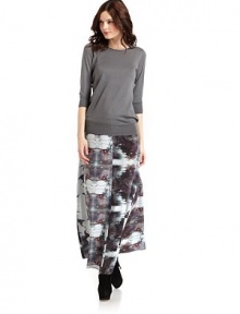THE LOOKThree-quarted length sleevesBanded, ribbed cuffs and hemOpen, draped detail at backSeamed details at shoulders and backTHE FITAbout 26 from shoulder to hemTHE MATERIALMerino woolFully linedCARE & ORIGINDry cleanImportedModel shown is 5'9½ (176cm) wearing US size Small. THE LOOKThree-quarted length sleevesBanded, ribbed cuffs and hemOpen, draped detail at backSeamed details at shoulders and backTHE FITAbout 26 from shoulder to hemTHE MATERIALMerino woolFully linedCARE & ORIGINDry cleanImportedModel shown is 5'9½ (176cm) wearing US size Small.