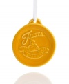 Celebrate 75 years of incredible mix-and-match style with the Fiesta anniversary ornament. A must for true Fiesta fans, this limited-edition collectible comes in a range of colors to match the beloved dinnerware collection.