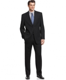 Constructed for off-the-rack wear, this handsome Jones NY suit combines flawless attention to detail with endless modern comfort. Constructed for off-the-rack wear, this handsome Jones NY suit combines flawless attention to detail with endless modern comfort.