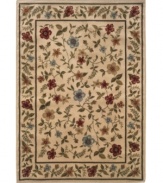 Featuring alluring florals that rival the beauty of antique botanical paintings, the Yorkville area rug boasts impeccable design. A refined low pile height makes for the perfect finishing touch to any room decor. (Clearance)