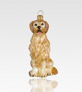 A celebration of Poland's time-honored glassmaking tradition, this charming sculpture in glass is lovingly crafted by skilled artisans. Hand-painted glass Each ornament takes 7-10 days to complete Arrives in gift box ideal for giving or storing 2W X 3½H X 2D Handmade in Poland 