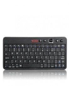 This full-feature QWERTY wireless keyboard is the perfect accessory to Bluetooth®-enabled wireless devices including smart phones, tablets and home gaming devices.