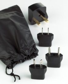 Plug in practically anywhere on the planet. This essential set provides worldwide compatibility for U.S. electronics in over 150 countries, so wherever you travel, you'll never be left in the dark. Plug in practically anywhere on the planet. This essential set provides worldwide compatibility for U.S. electronics in over 150 countries, so wherever you travel, you'll never be left in the dark.