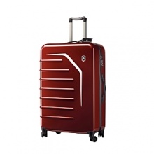The 32 ultra-lightweight Victorinox Spectra™ travel case spinner boasts a crush-proof shell and an adjustable handle that accommodates travelers of different heights. The eight-wheel double caster system makes for a smooth ride, while the exterior raised ridges increase strength. Interior zippered mesh divider wall. The 32 ultra-lightweight Victorinox Spectra™ travel case spinner boasts a crush-proof shell and an adjustable handle that accommodates travelers of different heights. The eight-wheel double caster system makes for a smooth ride, while the exterior raised ridges increase strength. Interior zippered mesh divider wall.