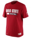 Be a part of the wave-help keep team spirit up with this Ohio State Buckeyes NCAA basketball t-shirt from Nike.