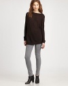 A soft, semi-sheer blend of viscose and wool all in an easy-fit pullover style.BoatneckDropped shouldersRibbed trim70% viscose/30% woolDry cleanImportedModel shown is 5'11 (180cm) wearing US size Small.