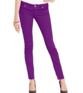 Forget those winter blues! Celebrity Pink Jeans brings you a sexy pair of bright-hot denim in the most vibrant hues.