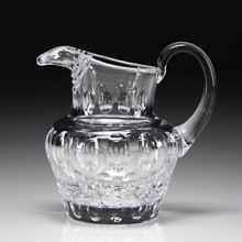 This is a classical and beautifully shaped cream jug for the dining table or bar. It has bold oval cuts and is a delightful gift for any occasion. This is a classical and beautifully shaped cream jug for the dining table or bar. It has bold oval cuts and is a delightful gift for any occasion.