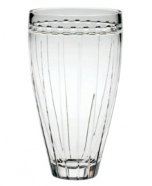This beautiful vase features the chic geometric design, inspired by vintage wedding bands, of Vera Wang's timeless With Love collection. This beautiful vase features the chic geometric design, inspired by vintage wedding bands, of Vera Wang's timeless With Love collection.