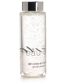 The sparkling opulence, the sheer elegance of Eau de Cartier is yours to enjoy in a refreshing shampoo. Experience its bubbling sensuality in a floral blend of violet and lavender leaves with amber, musk, cedar and patchouli notes. 6.75 oz. Made in France. 