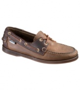 Classic comfort and modern updates make these handsome Sebago boat shoes a cool complement to any summertime wardrobe.