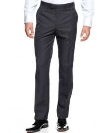Professional look need extra polish? These dress pants from American Rag add style to your suiting.