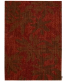 Incredible dimension and chic design are brought to the foreground of floor fashion with the Urban area rug from Calvin Klein. Layering modern floral graphics in subtle, coordinating tones, this area rug is crafted of durable wool and nylon to give supreme texture to any space. Incredible dimension and chic design are brought to the foreground of floor fashion with the Urban area rug from Calvin Klein. Layering modern floral graphics in subtle, coordinating tones, this area rug is crafted of durable wool and nylon to give supreme texture to any space.