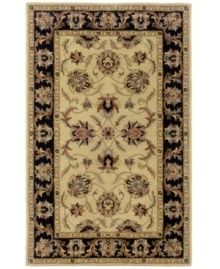 With a timeless pattern plucked from the design traditions of great Indian rug makers, this distinctive area rug from Sphinx is hand-tufted with a dense, washed wool pile -- blissfully soft to the touch and utterly breathtaking to behold. With a timeless pattern plucked from the design traditions of great Indian rug makers, this distinctive area rug from Sphinx is hand-tufted with a dense, washed wool pile -- blissfully soft to the touch and utterly breathtaking to behold.