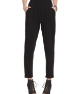 On-trend and extra chic, these harem pants from Material Girl are a good reason to give your jeans a day off! Pair them platform heels and a fitted top for a look that spells fashion!