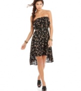 Drape your bod in flowers galore with this ruffled day dress from American Rag!