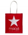 Featuring the famed Macy's star logo, this roomy tote is ready for next shopping trip.
