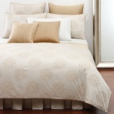 Inspired by the beauty of a floating lotus, this patterned sham embodies simplicity and modern sophistication.