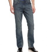 Open up your wardrobe to classic jean style with these boot-cut jeans from Kenneth Cole Reaction.