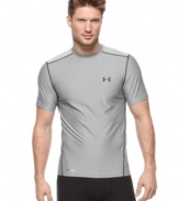 From the boardroom to the basketball court, this t-shirt from Under Armour® is designed to keep you cool, comfortable and equipped.