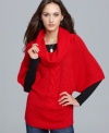 Slouchy in all the right places, BandolinoBlu's cowlneck sweater looks great as a layering piece or on its own! (Clearance)