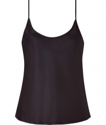Bring luxe appeal to your lounge look with this silk camisole top from La Perla - Scoop neck, adjustable spaghetti straps - Pair with a sheer blouse or with matching panties for boudoir chic Bring luxe appeal to your lounge look with this silk camisole top from La Perla - Scoop neck, adjustable spaghetti straps - Pair with a sheer blouse or with matching panties for boudoir chic