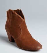 These Ash booties subtly step into Western style, with stacked heels and soft, suede uppers.