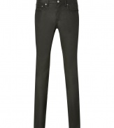 With their edgy slim cut and jet black coloring, Belstaffs coated stretch denim jeans guarantee that cool moto feel to your look - Classic five-pocket style, button closure, belt loops, slim fit - Pair with modern knitwear and broken-in boots