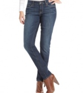 In a classic medium wash, these Lucky Brand Jeans straight-leg jeans are perfect as your everyday denim go-to!