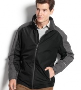 Chase the chill away with this water-resistant, fleece-lined jacket from Weatherproof.