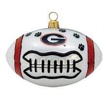 A lovely gift for any University of Georgia fan, the Collegiate Collection designs capture the spirt of the game and feature school colors, logos and slogans. Each ornament is packed in its own black lacquered box.