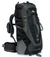 A stroke of back luck! The road less traveled is yours to conquer with this fully-stocked comfort pack. An easy-access top-load compartment packs in 30 liters of gear, including an internal hydration reservoir sleeve, tuck-away rain cover and more. Comfort goes where you do with endless features, like contoured straps, adjustable load lifters with mesh padding and a back AIRFLOW(tm) system that keeps you cool and dry. Limited lifetime warranty.