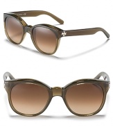 The Tory Burch take on wayfarer frames: chic, shapely and sure to please.