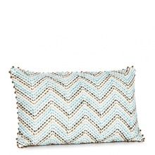 Patterned to recreate an intricate tile pattern, this printed pillow has a casual look and feel.