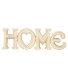 Home is undoubtedly where the heart is in this Lenox figurine, a beautiful addition to a bookshelf or mantel in gold-trimmed ivory porcelain. Qualifies for Rebate Home is undoubtedly where the heart is in this Lenox figurine, a beautiful addition to a bookshelf or mantel in gold-trimmed ivory porcelain. Qualifies for Rebate