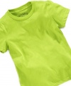 Take the easy way out. Style and comfort are a cinch with this solid tee shirt from Greendog.