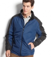 Chase the chill away with this water-resistant, fleece-lined jacket from Weatherproof.