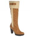 Cozy chic defines Naturalizer's Trinity boots, thanks to their rustically stylish faux fur trim and buckle hardware detailing. A round-toe silhouette and relatively low heel make them a practical, comfortable choice.
