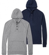 This minimalist Shasta hoodie from Lucky Brand Jeans warms up your wardrobe without bringing on bulk.