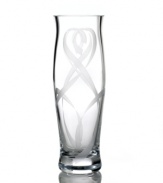 Fall for the elegant True Love giftware collection. A crystal bud vase etched with a romantic heart design is a sweet way to commemorate a special anniversary or congratulate the bride and groom. Qualifies for Rebate