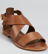 Max Mara Sandals - Tenuta Flat Crossover Sandals