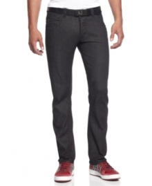 The whole kitchen sink. These jeans from Armani have every modern attribute needed to keep your denim style on point. The whole kitchen sink. These jeans from Armani have every modern attribute needed to keep your denim style on point.