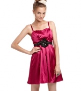 Rock the party in a bold dress from BCX. Tulle and rosettes always make an ultra-flattering, glam statement!
