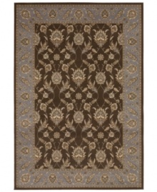 Soft, muted colors collect to create an intricately crafted Persian-inspired design in this Sedhan area rug from Couristan. Wilton-loomed of Couristan's own Courtron™ ultra-fine polypropylene to give this rug a thick pile, soft finish and ultimate durability. Soft, muted colors collect to create an intricately crafted Persian-inspired design in this Sedhan area rug from Couristan. Wilton-loomed of Couristan's own Courtron™ ultra-fine polypropylene to give this rug a thick pile, soft finish and ultimate durability.