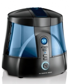 Sleep soundly with a humidifier that caters to your preference of cool mist or warm steam for year-round relief from dry skin and other itchy ailments. The virtually silent humidifier operates without a filter by running on an easy-to-fill water tank that shuts itself off when empty and rids itself of bacteria and germs. 1-year warranty. Model EV-HD20. Sleep soundly with a humidifier that caters to your preference of cool mist or warm steam for year-round relief from dry skin and other itchy ailments. The virtually silent humidifier operates without a filter by running on an easy-to-fill water tank that shuts itself off when empty and rids itself of bacteria and germs. 1-year warranty. Model EV-HD20.