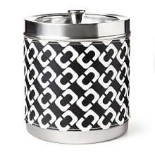 DIANE von FURSTENBERG's signature chain link pattern jumps from the dress to this fashion-forward ice bucket. DIANE von FURSTENBERG's signature chain link pattern jumps from the dress to this fashion-forward ice bucket.